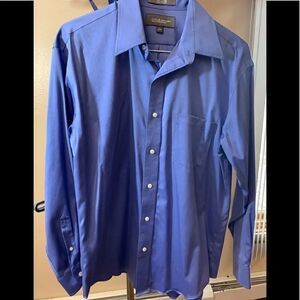 NWOT Croft & Barrow All Cotton No Iron Long sleeve Shirt. #MB5